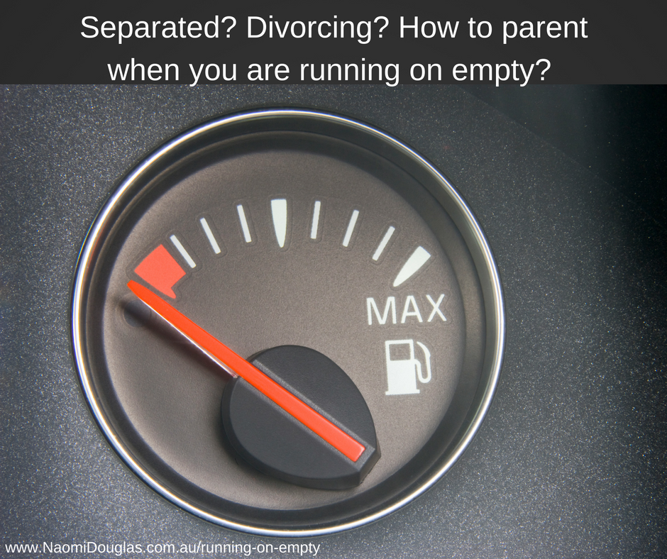 How to parent when you are running on empty?